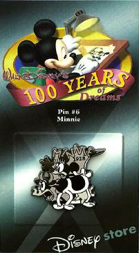 Walt Disney's 100 Years of Dreams Pin Collection