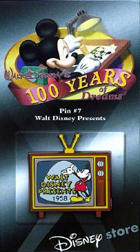 Walt Disney's 100 Years of Dreams Pin Collection
