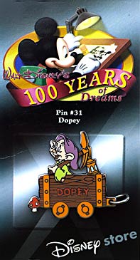 Walt Disney's 100 Years of Dreams Pin Collection