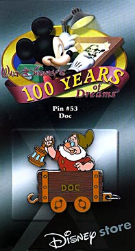 Walt Disney's 100 Years of Dreams Pin Collection